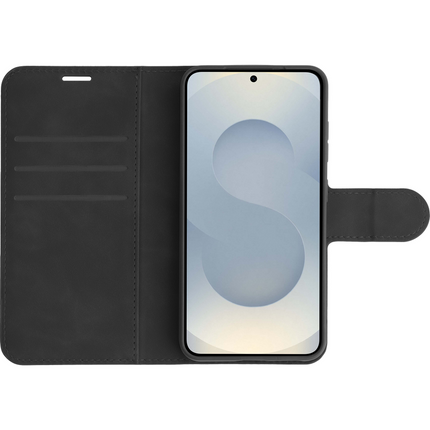 PrimeWallet Case - Samsung Galaxy S25 - PU leather Wallet Case - Black