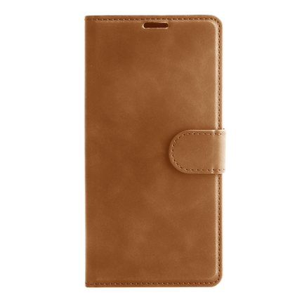 PrimeWallet Case - Samsung Galaxy S25 Ultra - PU leather Wallet Case - Brown