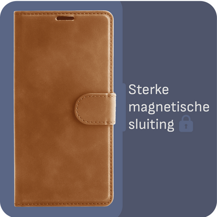 PrimeWallet Case - Samsung Galaxy S25 Ultra - PU leather Wallet Case - Brown