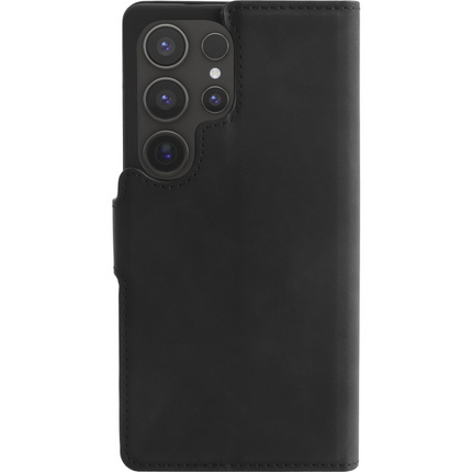 PrimeWallet Case - Samsung Galaxy S25 Ultra - PU leather Wallet Case - Black