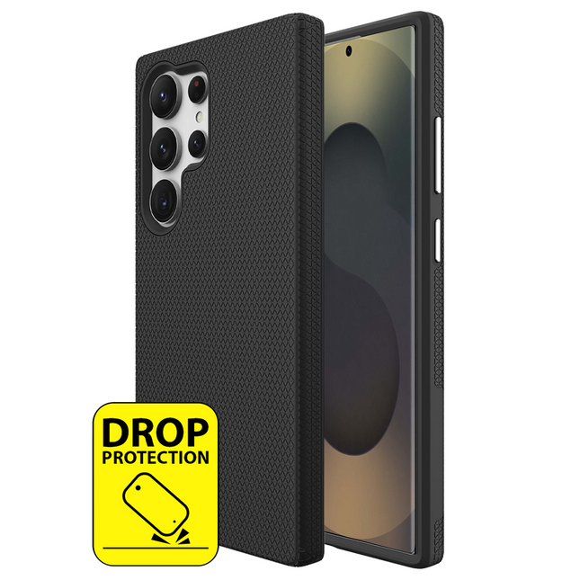 ArmorGrip Case - Samsung Galaxy S25 Ultra - Rugged Back Cover - Drop Protection - Black