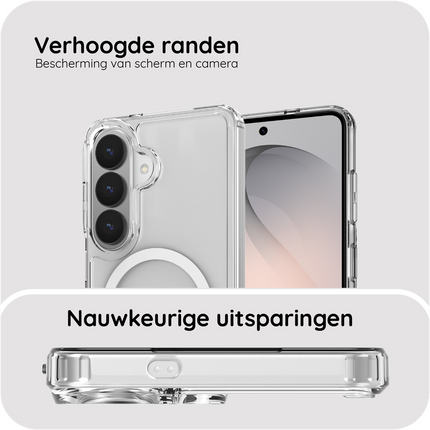 ArmorElite Case - Samsung Galaxy S26 - Military Grade Back Cover - (compatible with MagSafe) - Clear