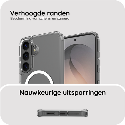 ArmorElite Case - Samsung Galaxy S26 FE - Military Grade Back Cover - (compatible with MagSafe) - Clear