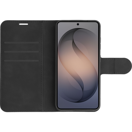 PrimeWallet Case - Samsung Galaxy S26 FE - PU leather Wallet Case - Black