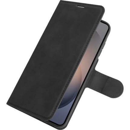 PrimeWallet Case - Samsung Galaxy S26 FE - PU leather Wallet Case - Black