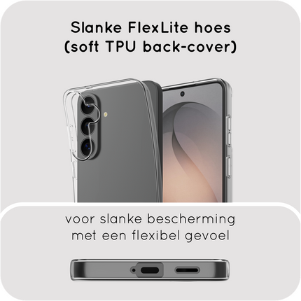 FlexLite Case - Samsung Galaxy S26 FE - Soft TPU Back Cover - Clear