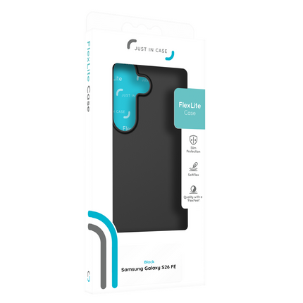 FlexLite Case - Samsung Galaxy S26 FE - Soft TPU Back Cover - Black