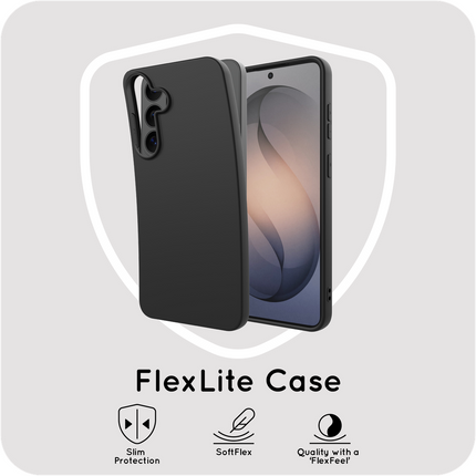 FlexLite Case - Samsung Galaxy S26 FE - Soft TPU Back Cover - Black