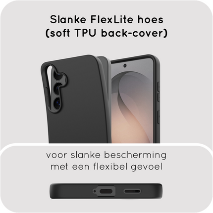 FlexLite Case - Samsung Galaxy S26 FE - Soft TPU Back Cover - Black