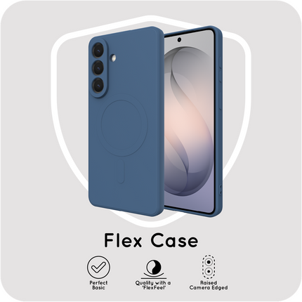 Flex Case - Samsung Galaxy S26 - TPU Back Cover - (compatible with MagSafe) - Blue