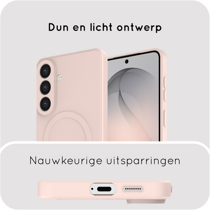 Flex Case - Samsung Galaxy S26 - TPU Back Cover - (compatible with MagSafe) - Light Pink