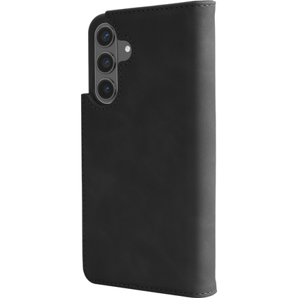 PrimeWallet SnapOn Case - Samsung Galaxy S26 - Detachable PU leather Wallet Case - (compatible with MagSafe) - Black
