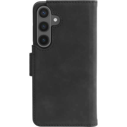 PrimeWallet SnapOn Case - Samsung Galaxy S26 - Detachable PU leather Wallet Case - (compatible with MagSafe) - Black
