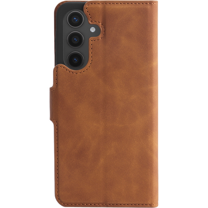 PrimeWallet Case - Samsung Galaxy S26 - PU leather Wallet Case - Brown