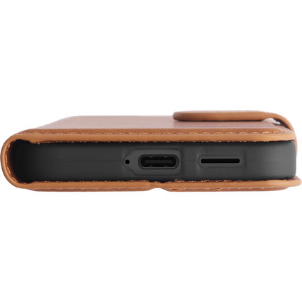 PrimeWallet Case - Samsung Galaxy S26 - PU leather Wallet Case - Brown