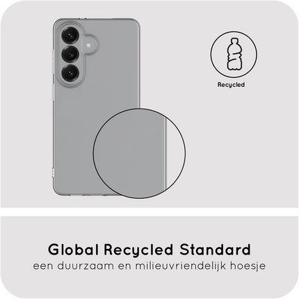 Zero% Case - Samsung Galaxy S26 - Soft TPU Back Cover (GRS Recycled) - Clear