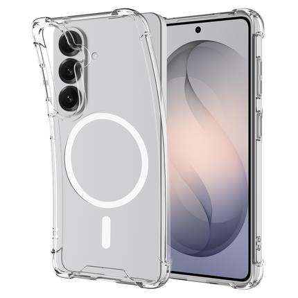 FlexImpact Case - Samsung Galaxy S26 - Reinforced TPU Back Cover - (compatible with MagSafe) - Clear