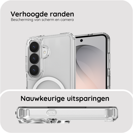 ArmorElite Case - Samsung Galaxy S26 Plus - Military Grade Back Cover - (compatible with MagSafe) - Clear