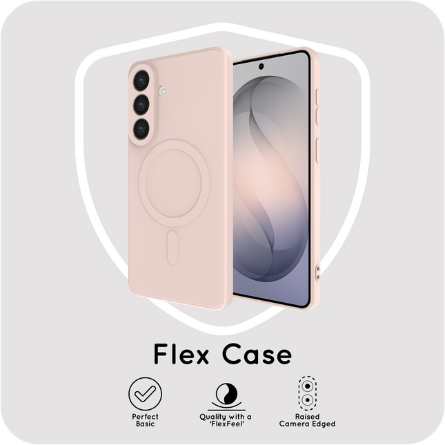 Flex Case - Samsung Galaxy S26 Plus - TPU Back Cover - (compatible with MagSafe) - Light Pink