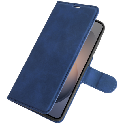 PrimeWallet Case - Samsung Galaxy S26 Plus - PU leather Wallet Case - Blue