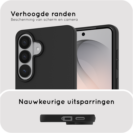 Zero% Case - Samsung Galaxy S26 Plus - Soft TPU Back Cover (GRS Recycled) - Black