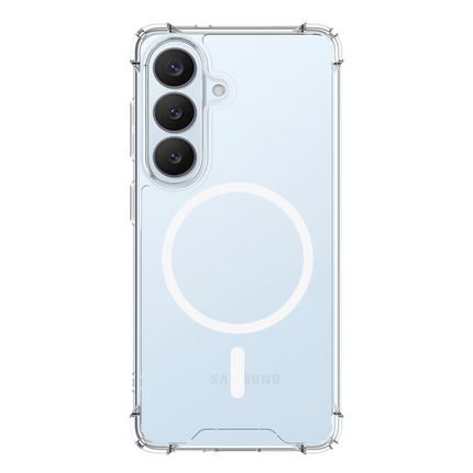 FlexImpact Case - Samsung Galaxy S26 Plus - Reinforced TPU Back Cover - (compatible with MagSafe) - Clear