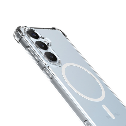 FlexImpact Case - Samsung Galaxy S26 Plus - Reinforced TPU Back Cover - (compatible with MagSafe) - Clear