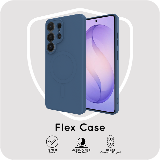 Flex Case - Samsung Galaxy S26 Ultra - TPU Back Cover - (compatible with MagSafe) - Blue