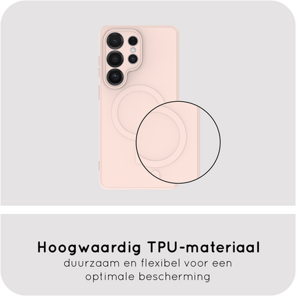 Flex Case - Samsung Galaxy S26 Ultra - TPU Back Cover - (compatible with MagSafe) - Light Pink