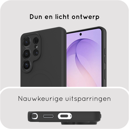 Flex Case - Samsung Galaxy S26 Ultra - TPU Back Cover - (compatible with MagSafe) - Black