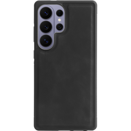 PrimeWallet SnapOn Case - Samsung Galaxy S26 Ultra - Detachable PU leather Wallet Case - (compatible with MagSafe) - Black