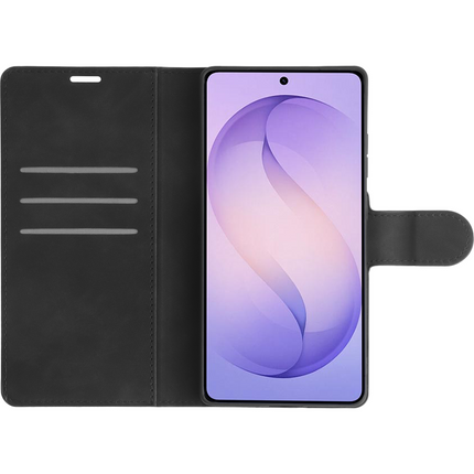 PrimeWallet Case - Samsung Galaxy S26 Ultra - PU leather Wallet Case - Black