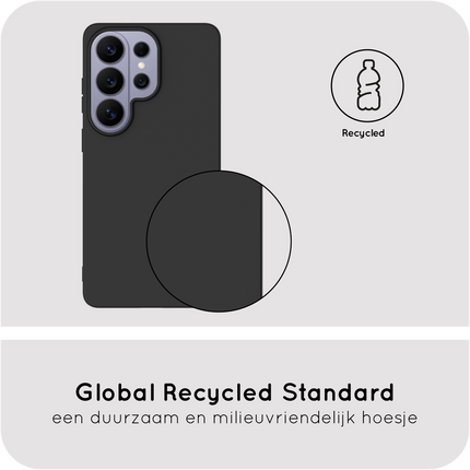 Zero% Case - Samsung Galaxy S26 Ultra - Soft TPU Back Cover (GRS Recycled) - Black