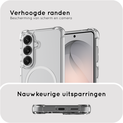 FlexImpact Case - Samsung Galaxy S26 Ultra - Reinforced TPU Back Cover - (compatible with MagSafe) - Clear