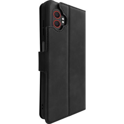 PrimeWallet Case - Samsung Galaxy Xcover7 Pro - PU leather Wallet Case - Black