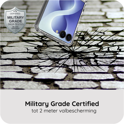 ArmorElite Case - Samsung Galaxy Z Flip8 - Military Grade Back Cover - (compatible with MagSafe) - Clear