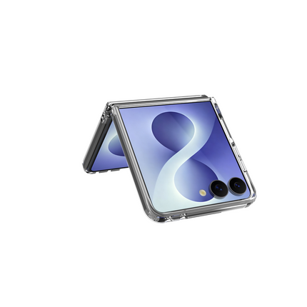 ArmorElite Case - Samsung Galaxy Z Flip8 - Military Grade Back Cover - (compatible with MagSafe) - Clear