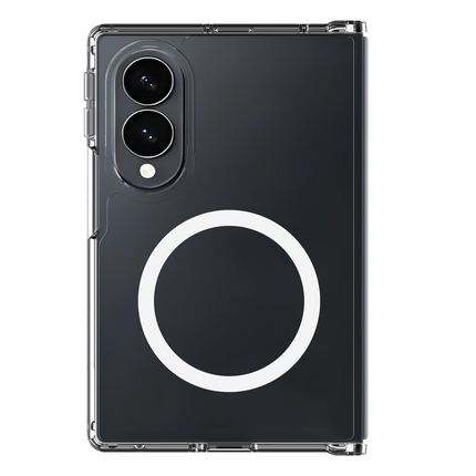 ArmorElite Case - Samsung Galaxy Z Fold8 - Military Grade Back Cover - (compatible with MagSafe) - Clear