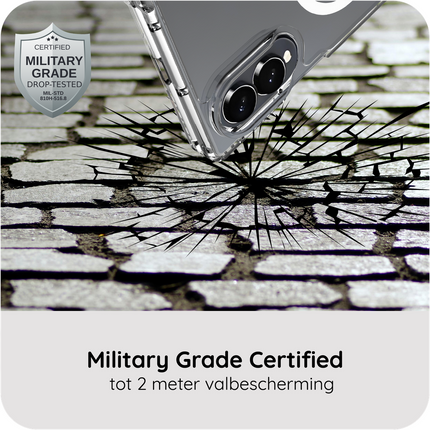 ArmorElite Case - Samsung Galaxy Z Fold8 - Military Grade Back Cover - (compatible with MagSafe) - Clear