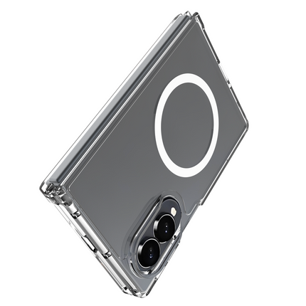 ArmorElite Case - Samsung Galaxy Z Fold8 - Military Grade Back Cover - (compatible with MagSafe) - Clear