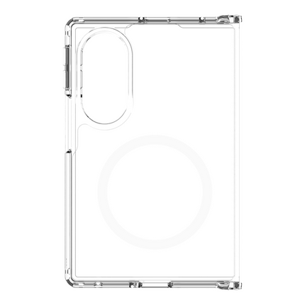 ArmorElite Case - Samsung Galaxy Z Fold8 - Military Grade Back Cover - (compatible with MagSafe) - Clear