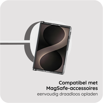 ArmorElite Case - Samsung Galaxy Z Fold8 - Military Grade Back Cover - (compatible with MagSafe) - Clear