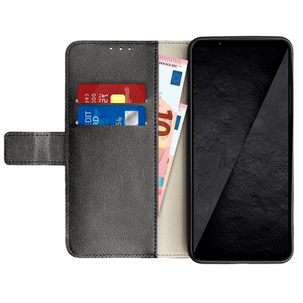 Classic Wallet Case - Sony Xperia 1 VIII - PU leather Book Case - Black
