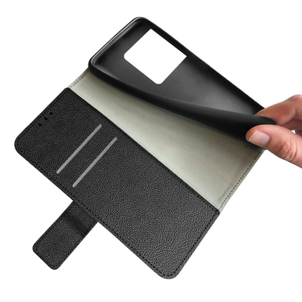 Classic Wallet Case - Sony Xperia 1 VIII - PU leather Book Case - Black