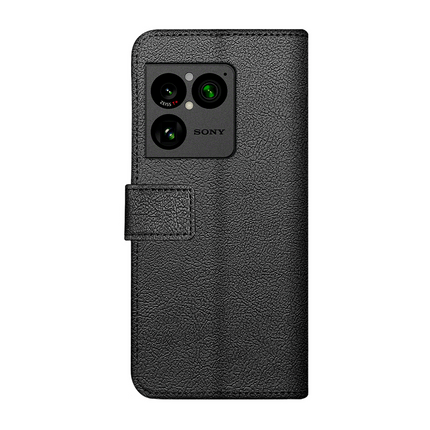 Classic Wallet Case - Sony Xperia 1 VIII - PU leather Book Case - Black