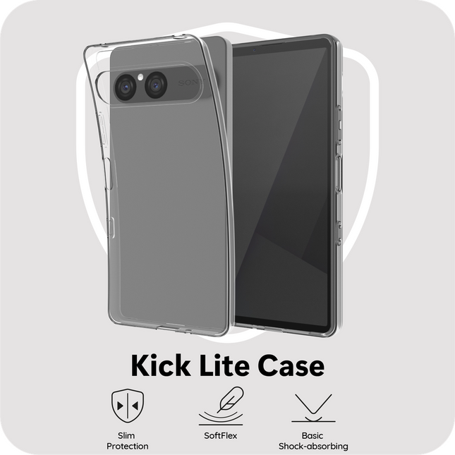FlexLite Case - Sony Xperia 10 VIII / VII - Soft TPU Back Cover - Clear