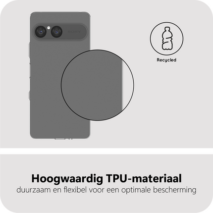 FlexLite Case - Sony Xperia 10 VIII / VII - Soft TPU Back Cover - Clear
