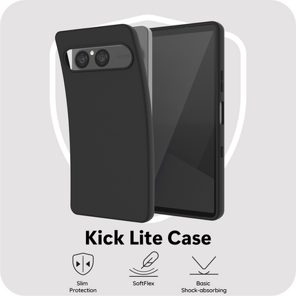 FlexLite Case - Sony Xperia 10 VIII / VII - Soft TPU Back Cover - Black