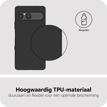 FlexLite Case - Sony Xperia 10 VIII / VII - Soft TPU Back Cover - Black