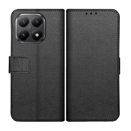 Classic Wallet Case - Xiaomi 15T - PU leather Book Case - Black